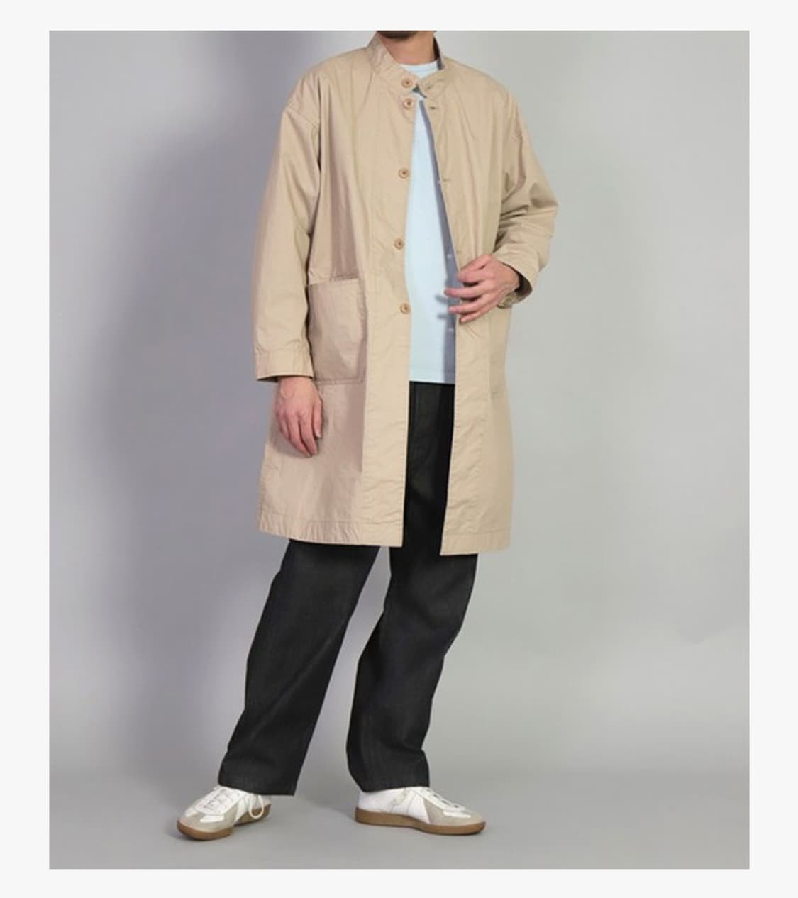 OMNIGOD - 24SS COATING WORK COAT 상품이미지2