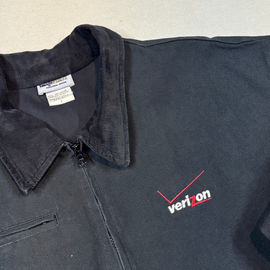 L) Verizon USA 워크웨어 디트로이트 자켓 블랙 상품이미지4