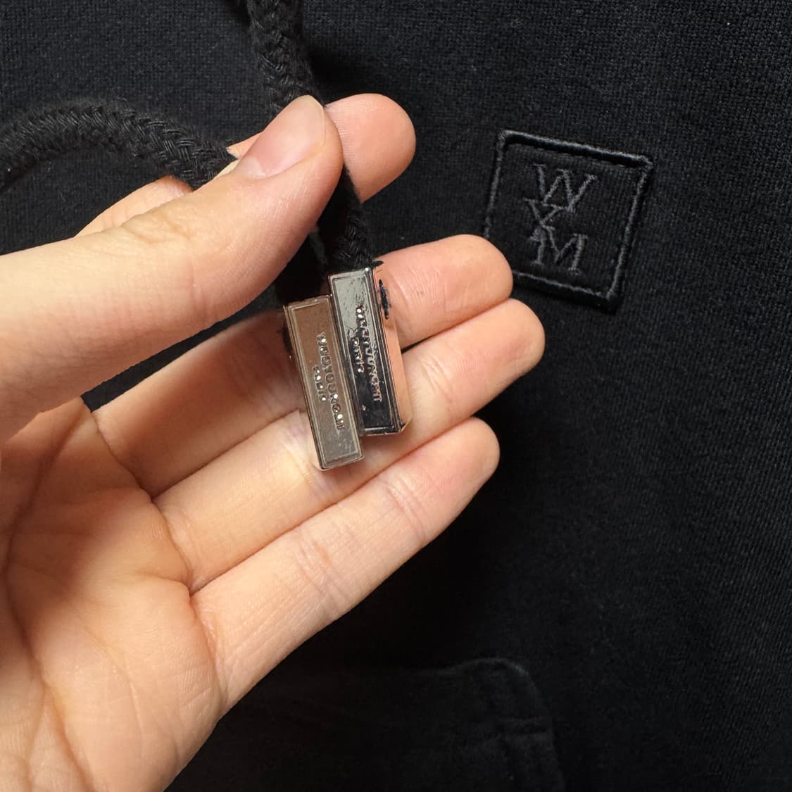 우영미 플라워 백로고 후드티 44 상품이미지5