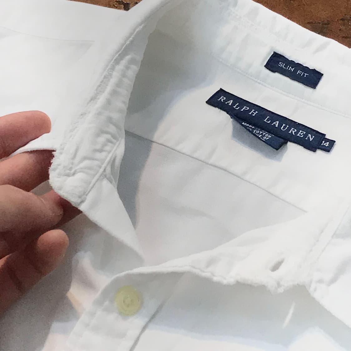 폴로랄프로렌 화이트 긴팔 옥스포드 셔츠 여성 66 남성 100 상품이미지4