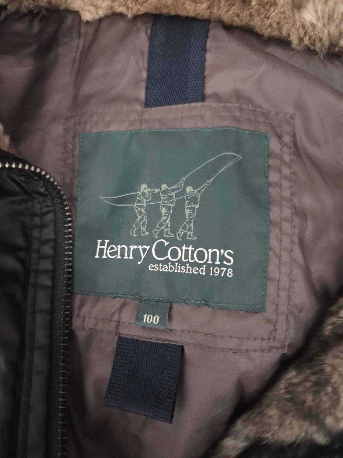 헨리코튼 토끼털 카라 자켓 상품이미지7