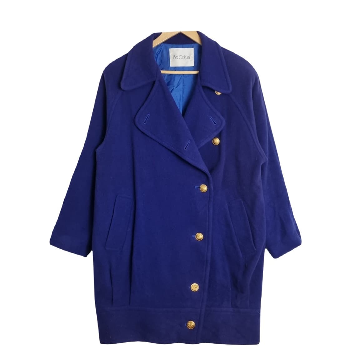 FE COTUMI 비비드 90s 네이비 코트 상품이미지1