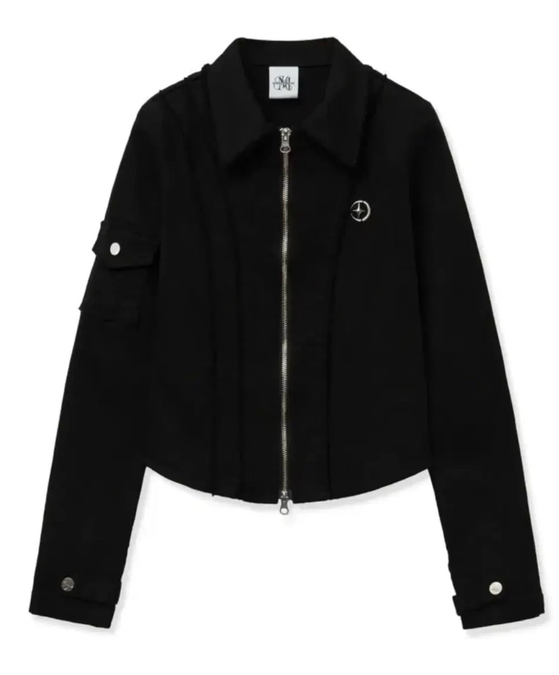 미드나잇무브 컷 라인 슬림 자켓 아우터 상품이미지1