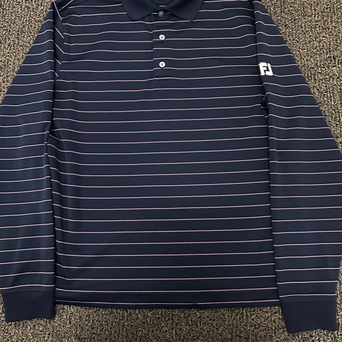FJ 풋조이 남성 골프웨어 스트라이프 긴팔티셔츠 L 상품이미지3