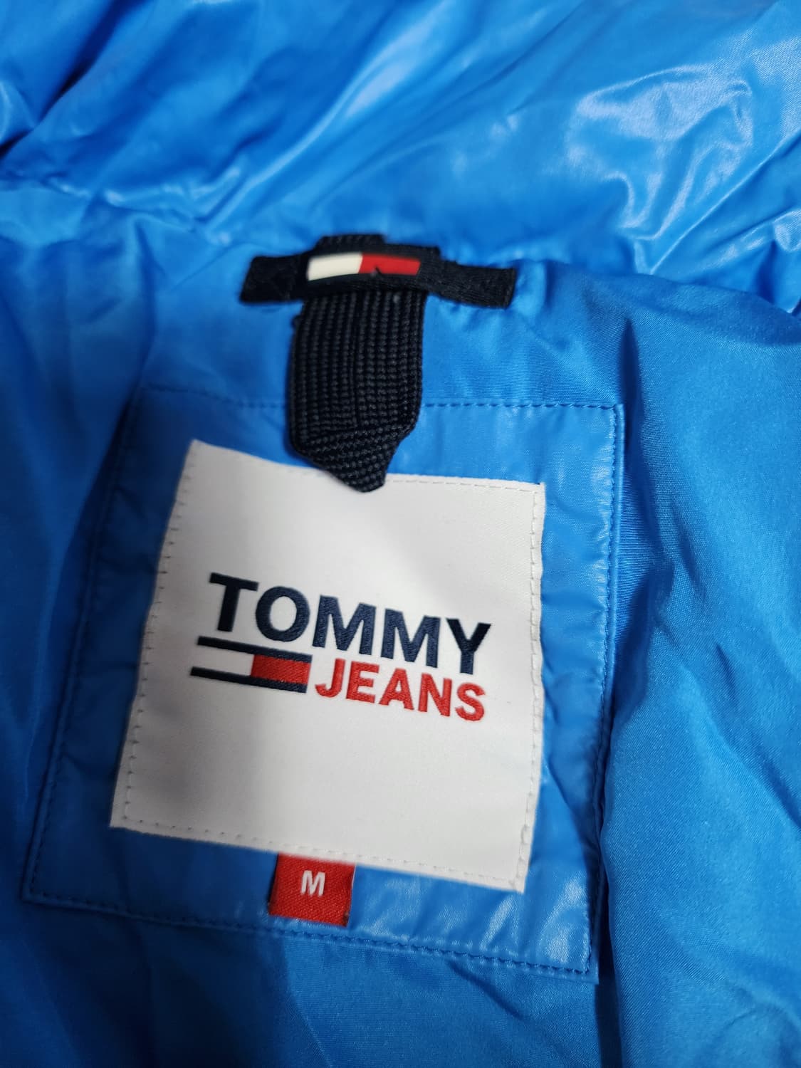 타미힐피거 블루 숏 덕다운패딩 상품이미지5