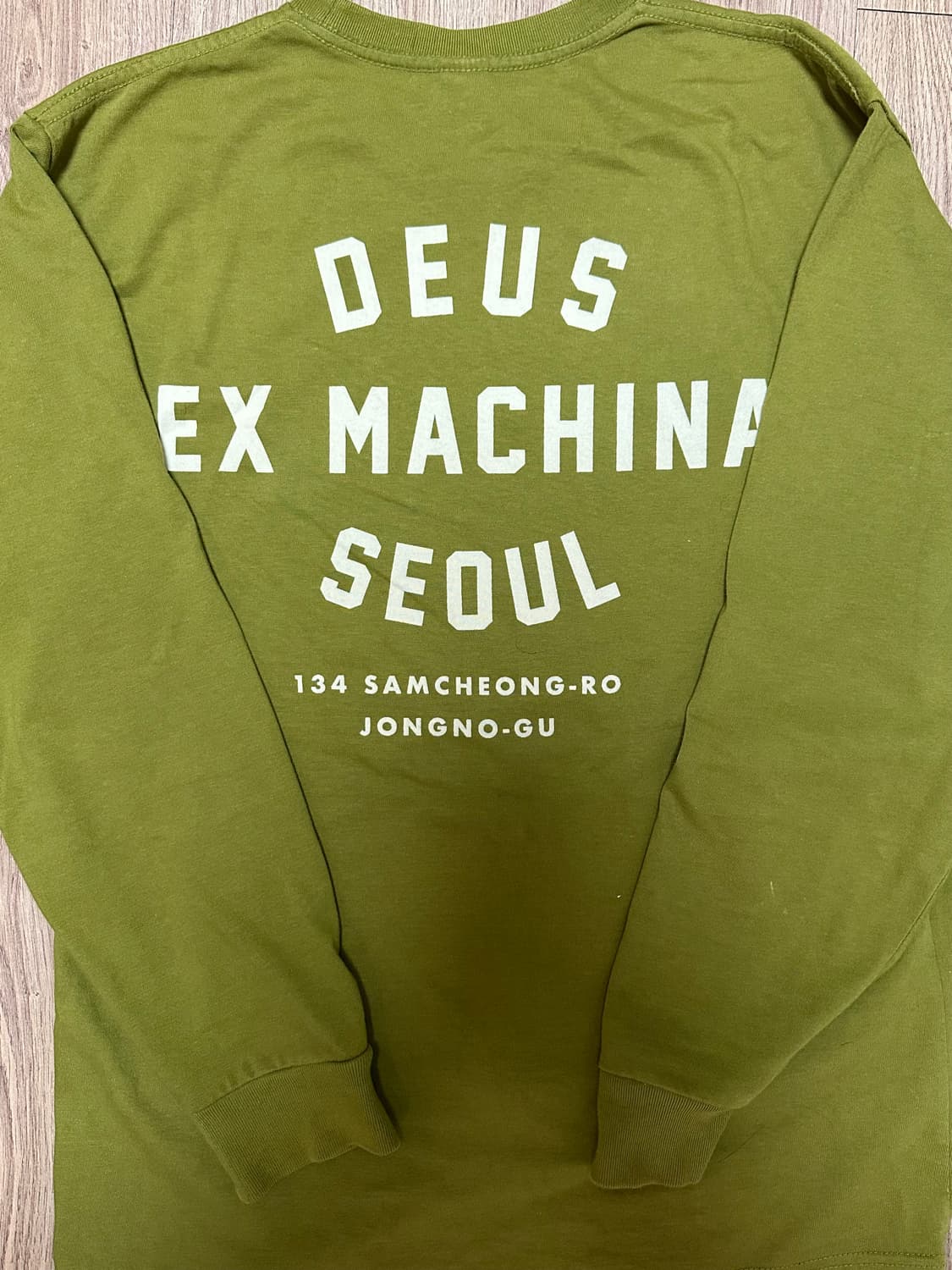 데우스 롱슬리브 올리브그린 M 상품이미지4