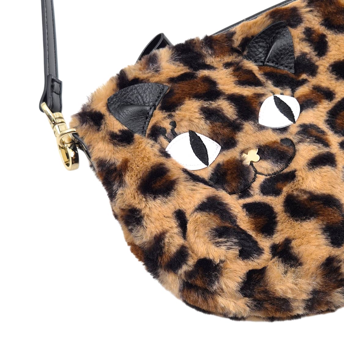 안나수이 레오파드 퍼 고양이 크로스백 상품이미지3