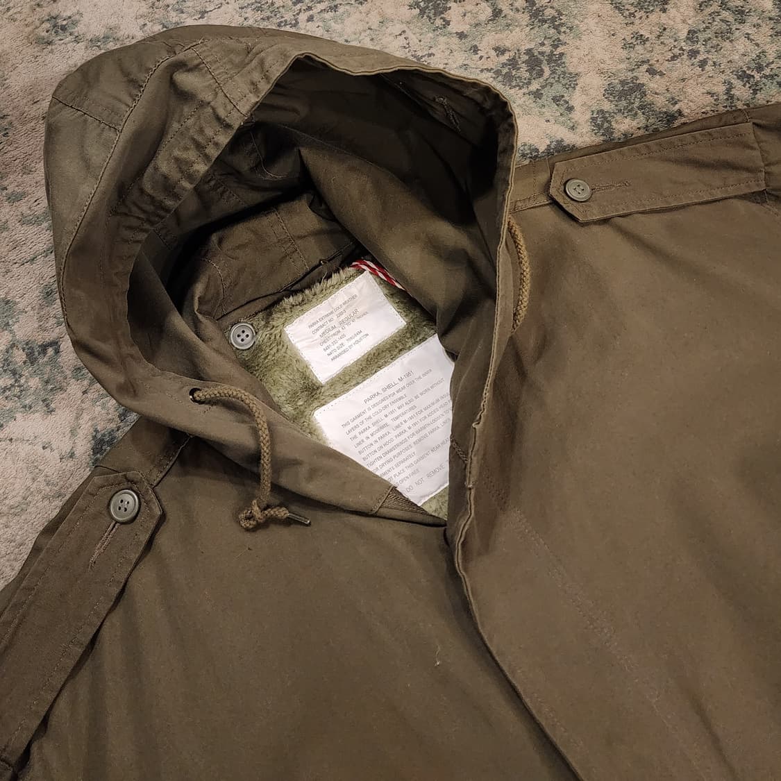 90s오리지날 휴스턴 m-51 피쉬테일 파카 상품이미지4