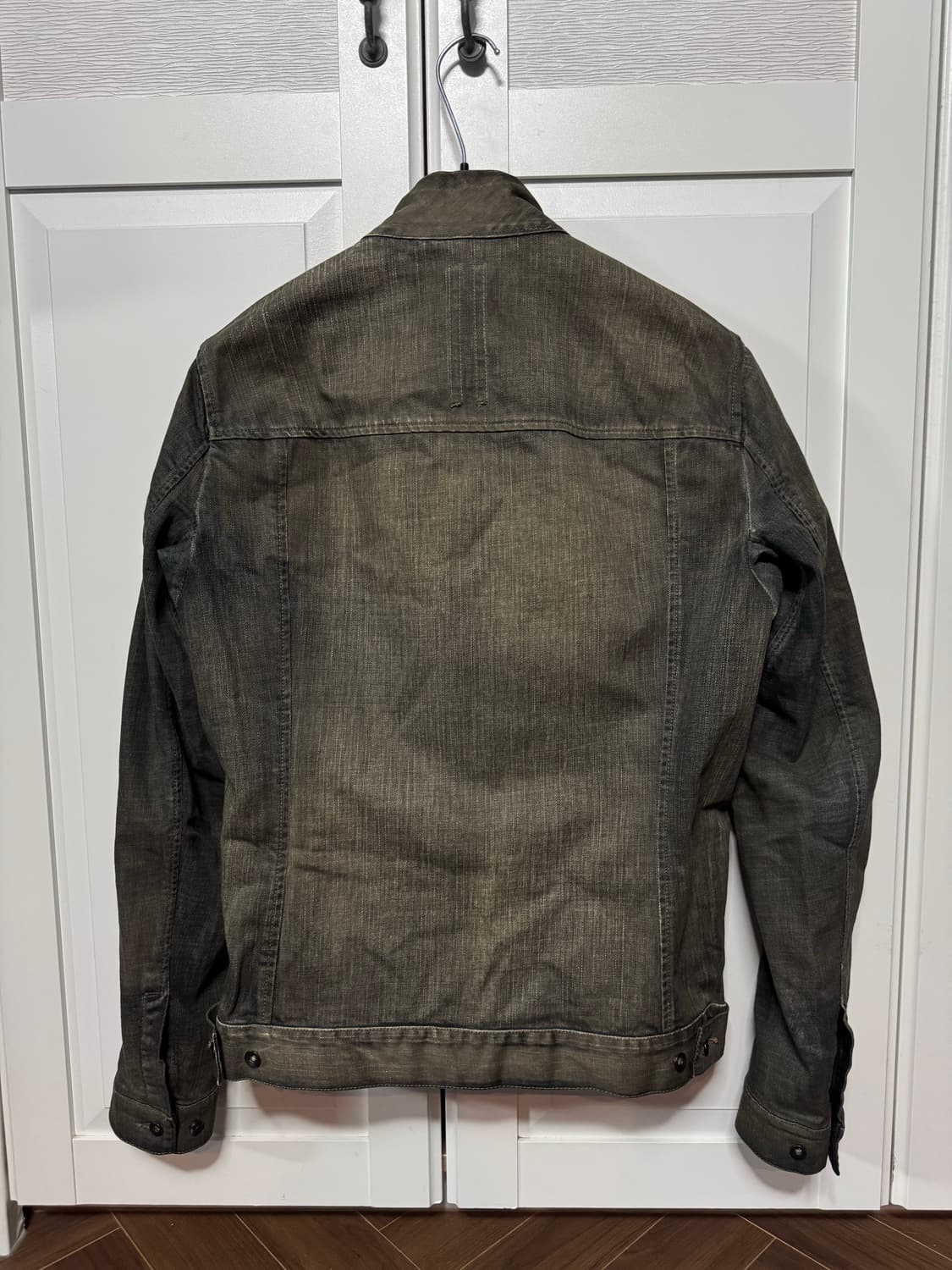 릭오웬스 슬레이브 코팅 데님 자켓 L 상품이미지2