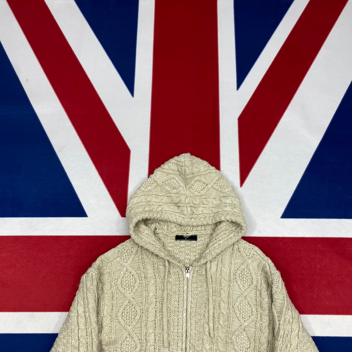 트릴리온 니트 후드집업 XL 상품이미지2