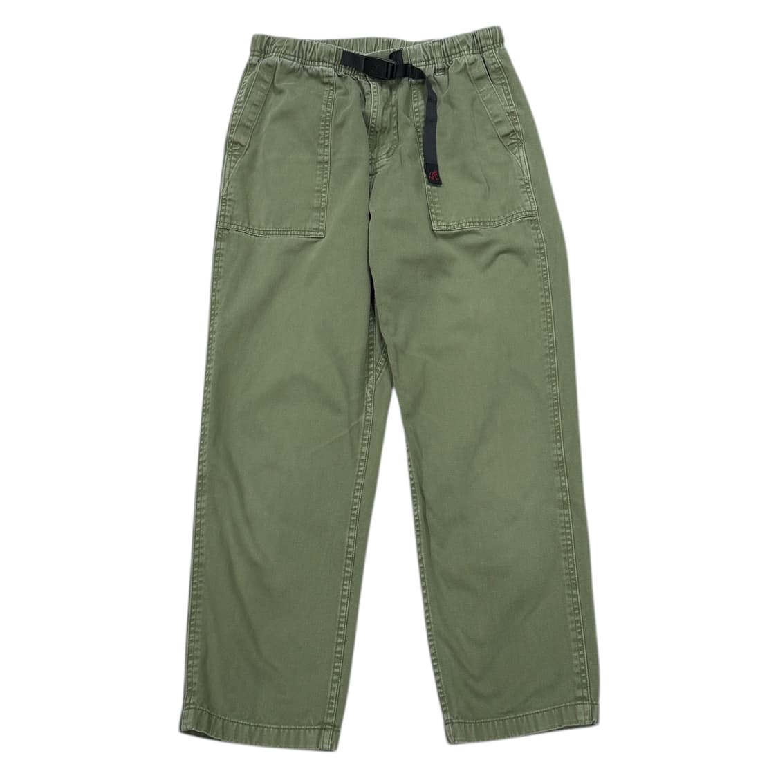 그라미치 루즈 테이퍼드 팬츠 바지 카키 S 상품이미지1