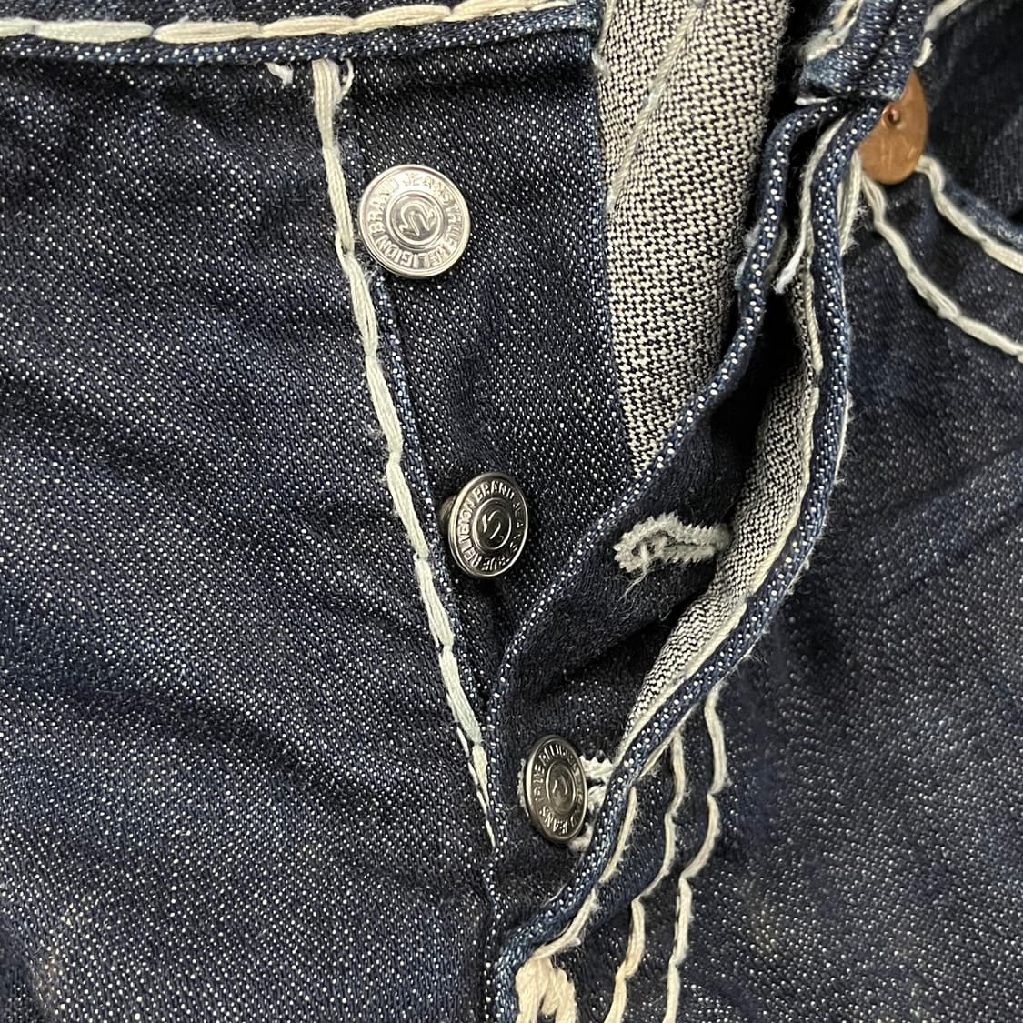 [정품/33] 트루릴리젼 스티치 데님 청바지 b16 상품이미지6