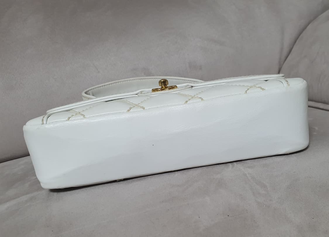 샤넬 와일드스티치 켈리백 화이트 상품이미지3