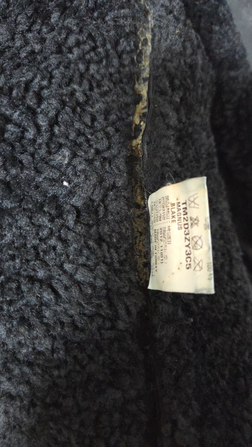 (착샷) 띠어리 후드 무스탕 가죽자켓 상품이미지9