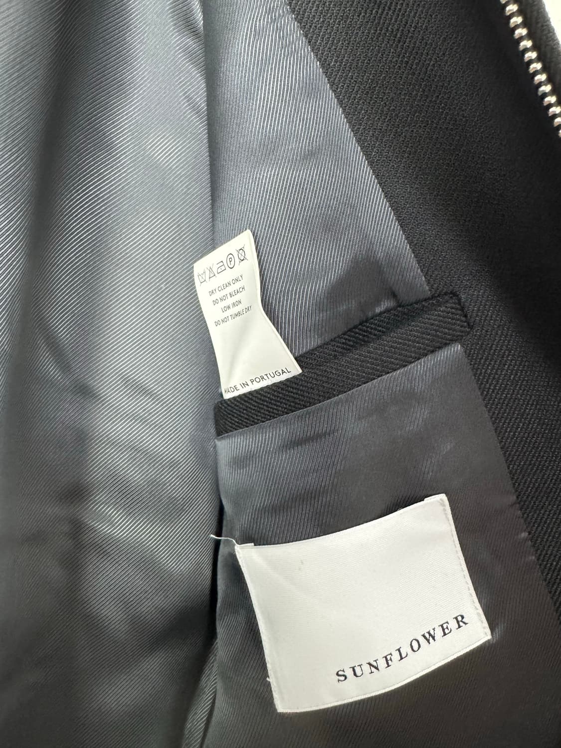 선플라워 울폴리 집업 블루종 S 상품이미지6