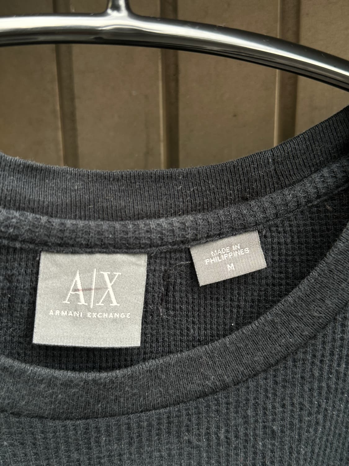 Armani Exchange waffle knit sleeve 상품이미지5