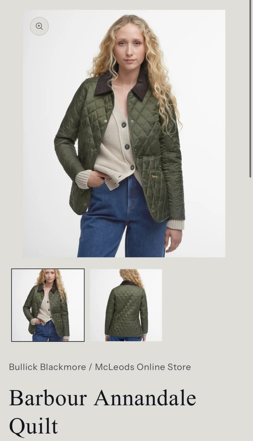 극미중고 바버 퀄팅자켓 상품이미지6