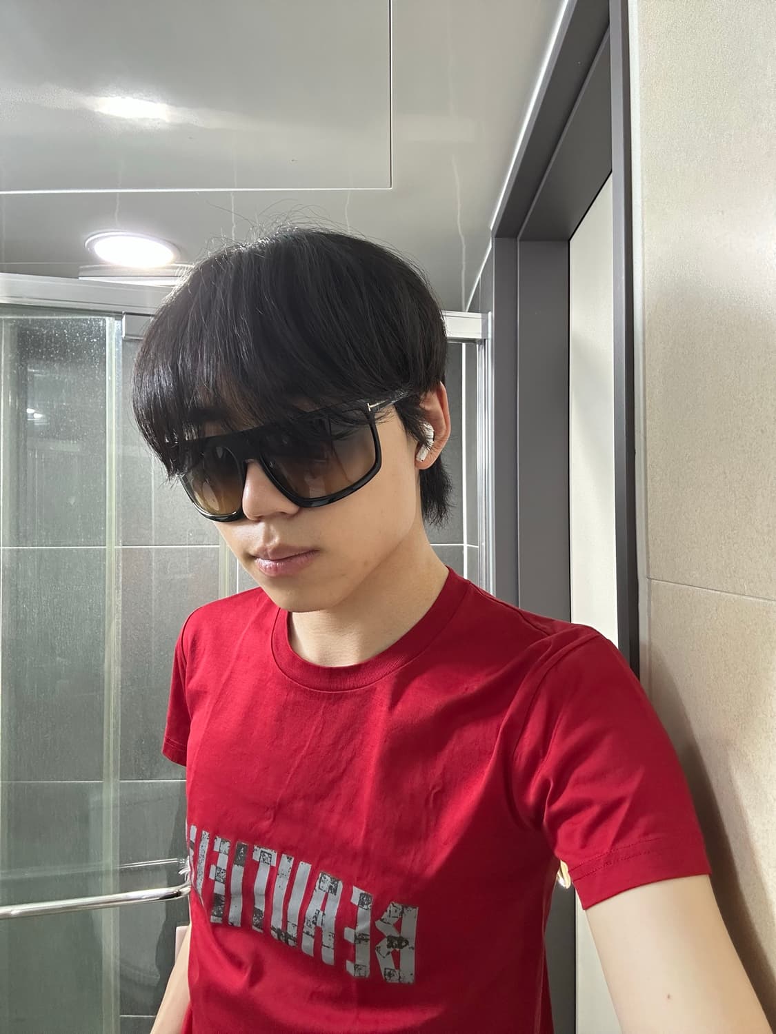 미친광택감) 11SS "Beautiful" T-shirt by. KVA 상품이미지3