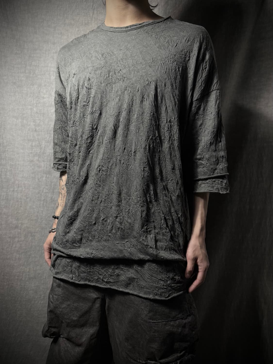 AF Artefact Wrinkled Layered Top  상품이미지1