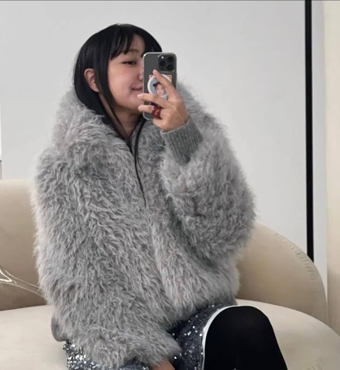 아뜰리에에디션 에코 퍼자켓 그레이 상품이미지2