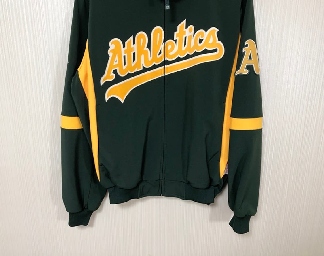 MLB 마제스틱 THERMA BASE 오클랜드어슬레틱스 어센틱자켓 M 상품이미지3