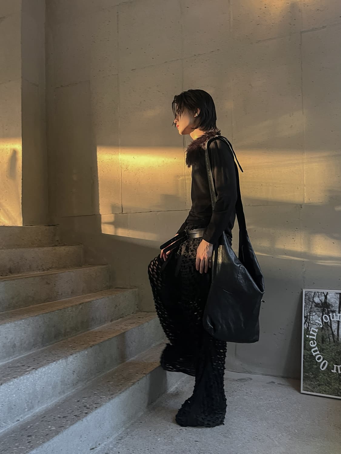 크리스 반 아쉐 빅 레더 크로스백  상품이미지10