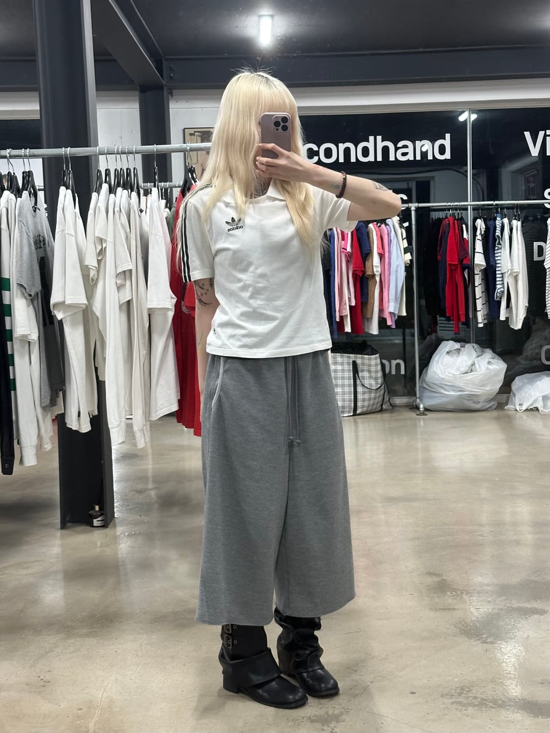 아디다스 카라 폴로티 반팔 화이트  상품이미지2