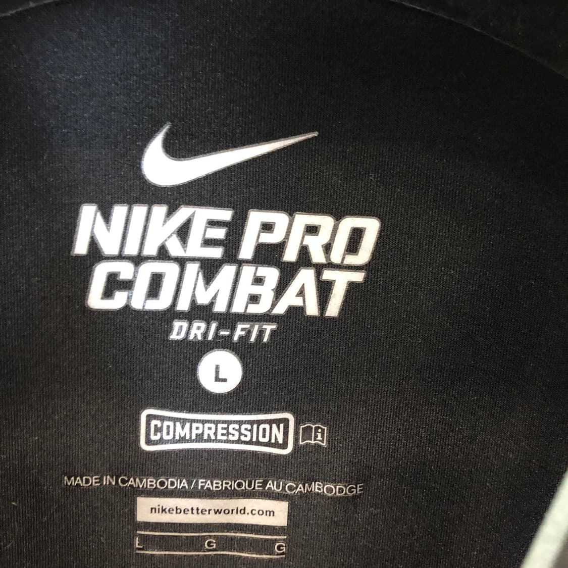나이키 프로컴뱃 머슬핏 민소매 L 상품이미지5