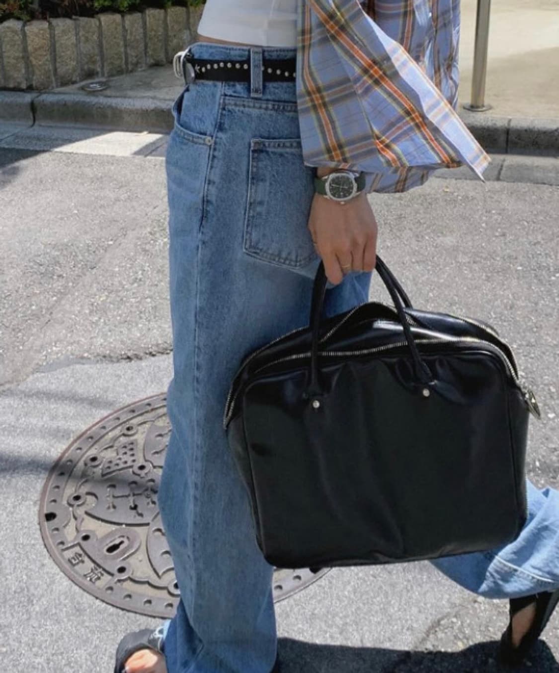 꼼데가르송 오리지널 바닥 지퍼 ZIP 핸드백(s) 상품이미지6