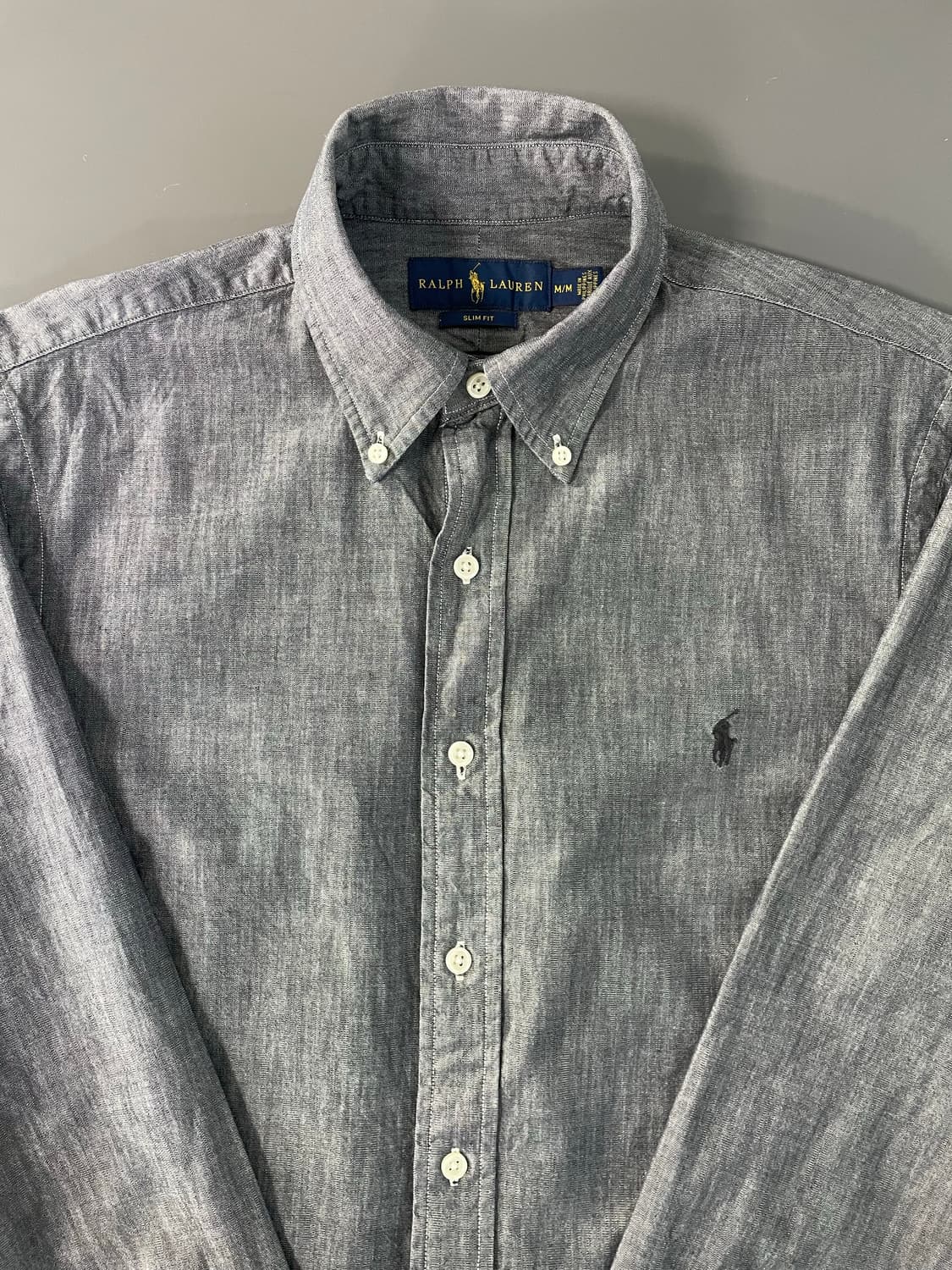 [M] 폴로 랄프로렌 옥스포드 셔츠  슬림 핏 상품이미지2