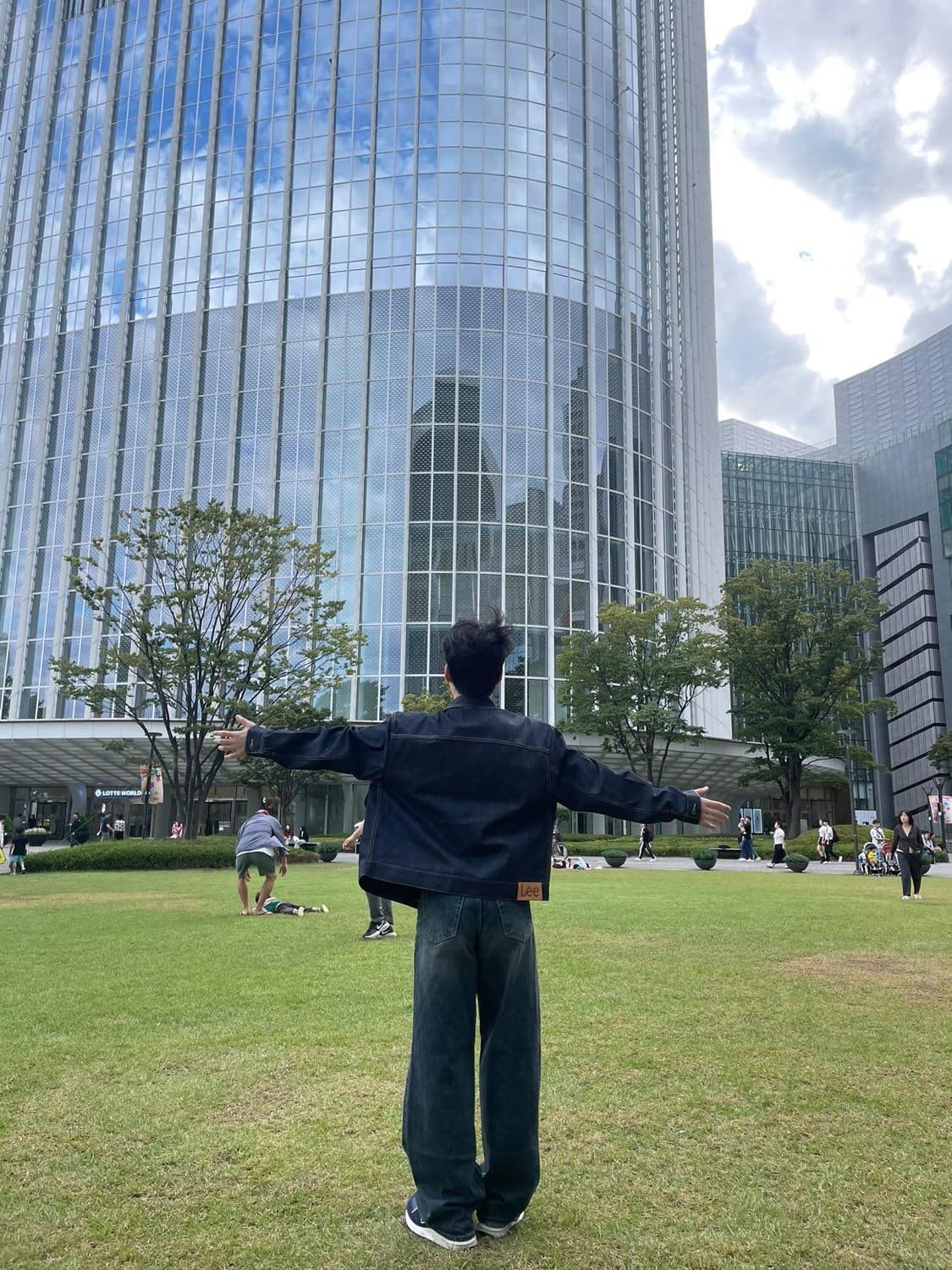 엘무드 맥스와이드 데님 다크블루 상품이미지2