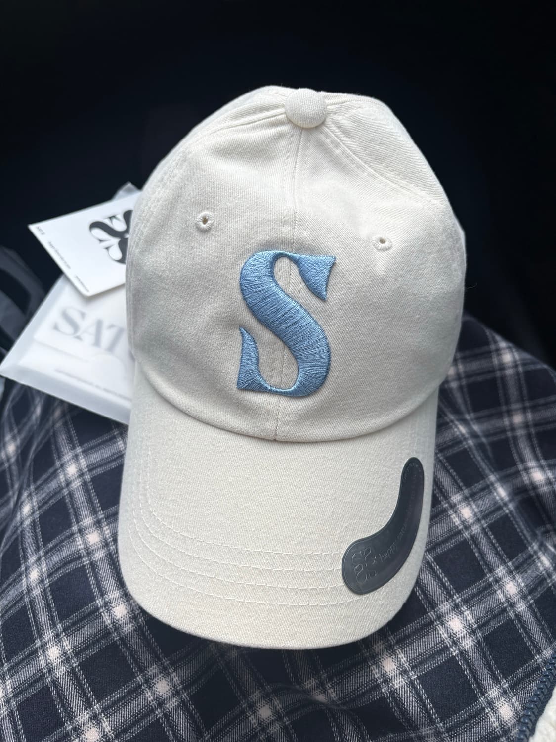 새상품 SATUR 볼캡 크림 상품이미지1