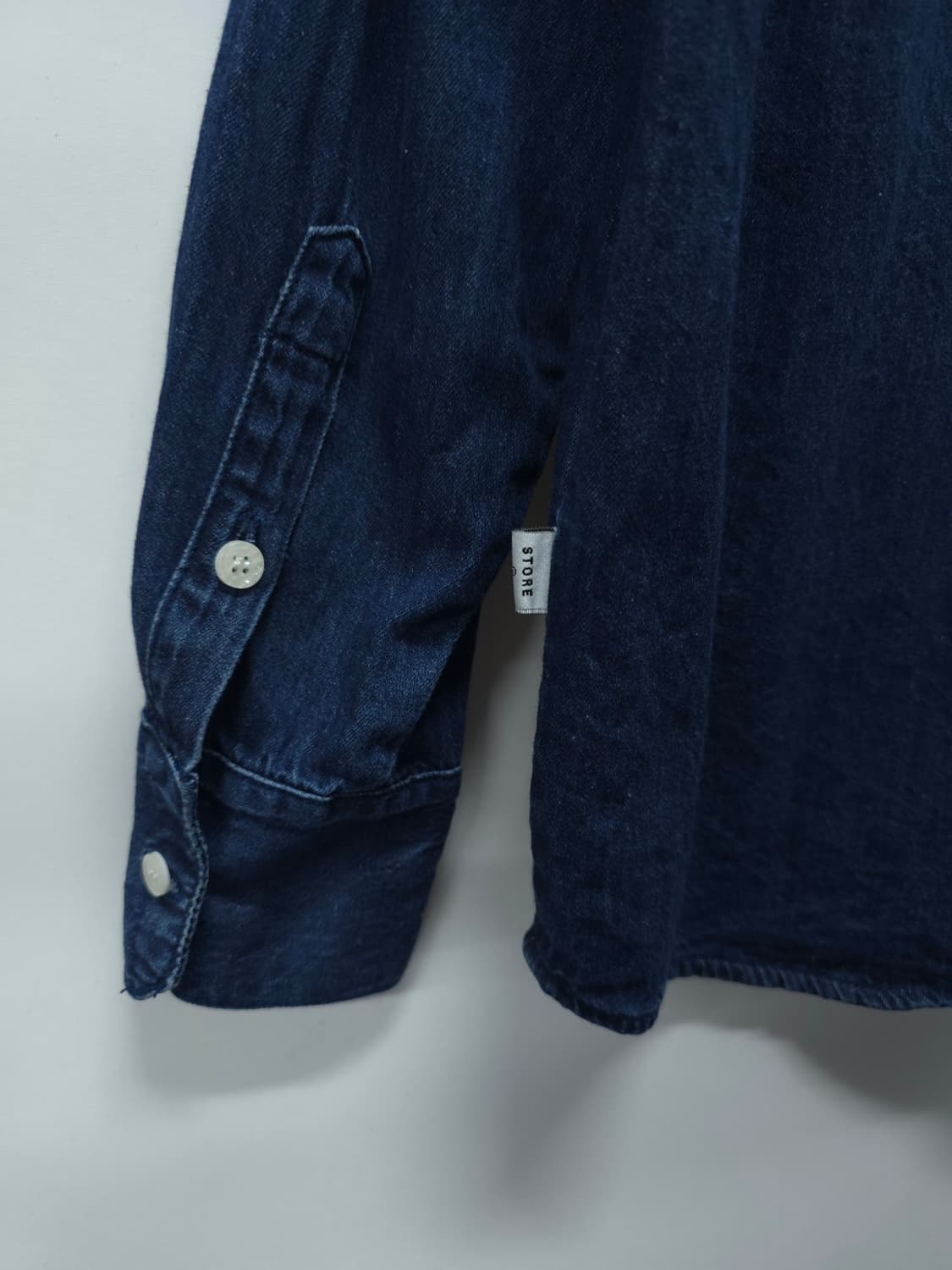 라퍼지스토어 여성 딥블루 데님 셔츠 (S) 상품이미지9