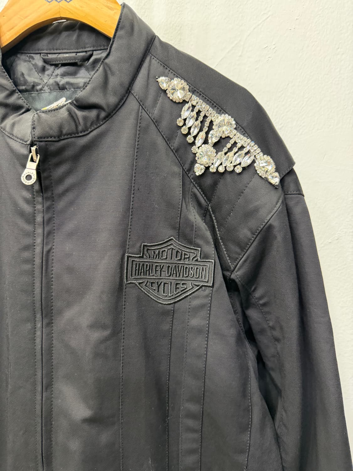 정품) 할리데이비슨 남성 블랙 라이더 자켓 XL 상품이미지2