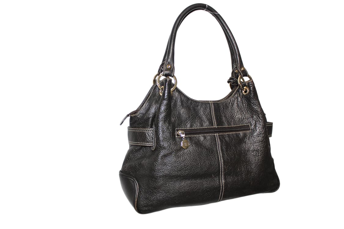 Early2000s BALENCIAGA 발렌시아가 더블 로고 레더 토트백 상품이미지7