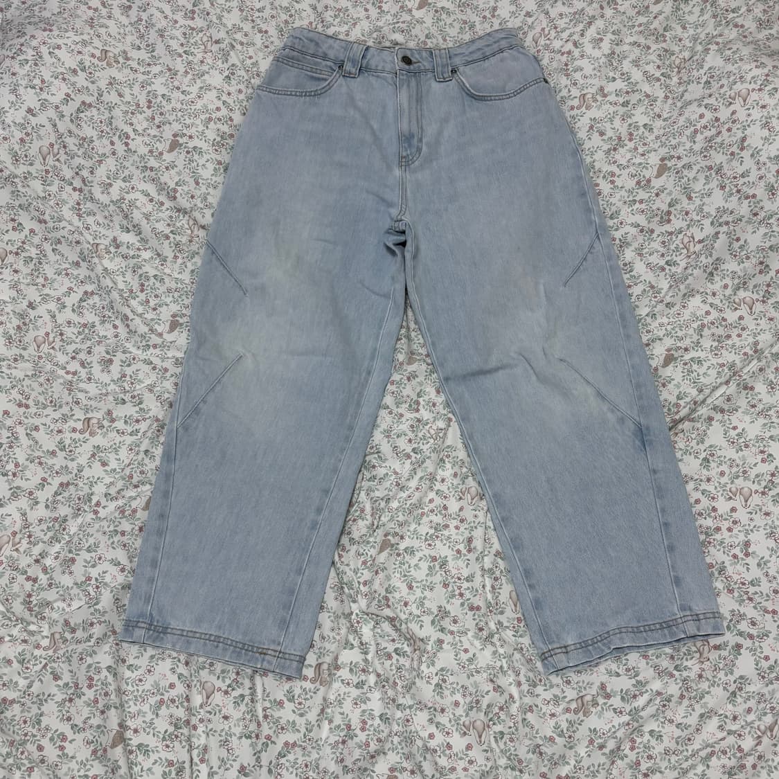 zara 자라 ZW 컬렉션 배럴 크롭 미드라이즈 팬츠 (새상품) 상품이미지1