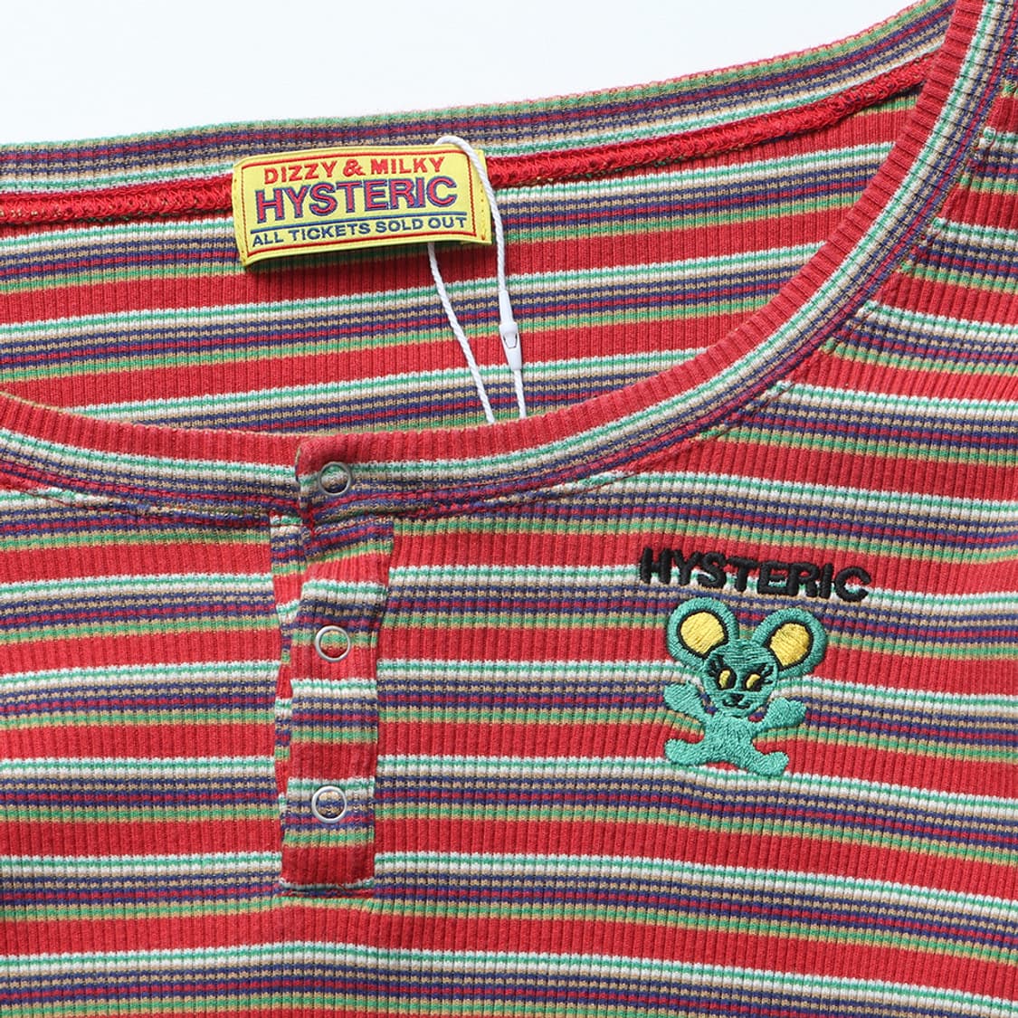HYSTERIC GLAMOUR Mouse Embroidery Neck 상품이미지8