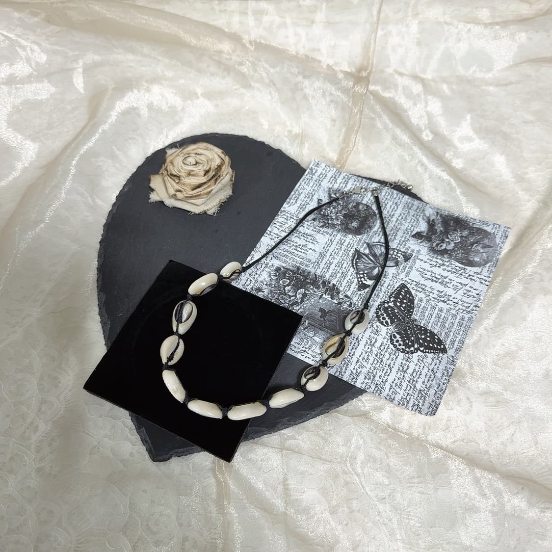 빈티지 조개 소라 목걸이 상품이미지2