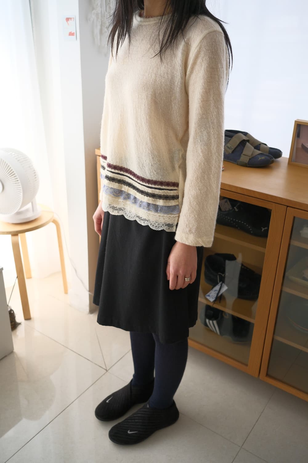 90s Unbalanced skirt 상품이미지4