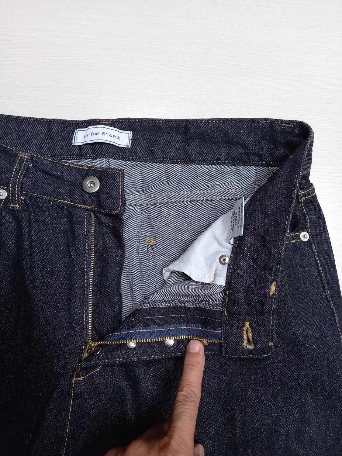 32 BY THE STAR Kor 생지 벌룬데님 블랙 32-383 상품이미지6