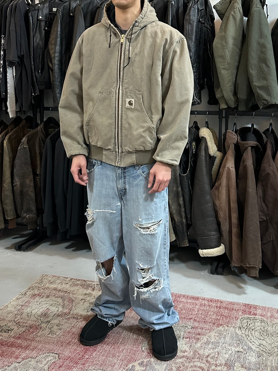 00's OG 칼하트 J68 액티브 자켓 칼하트 J130 DES 상품이미지3