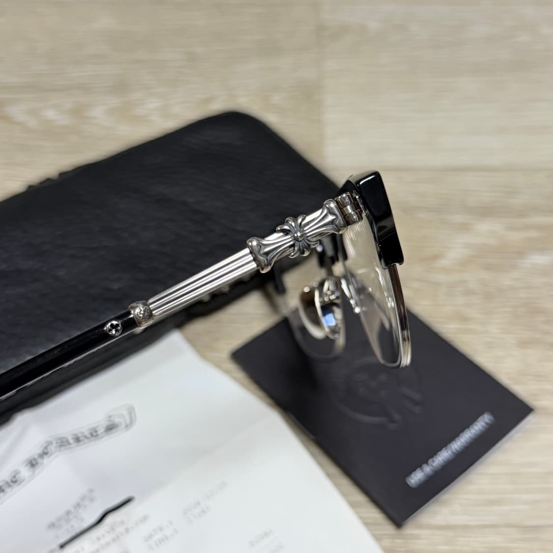 [S+급/53mm] 크롬하츠 보넨노이슈어 2 안경 블랙/실버 상품이미지3