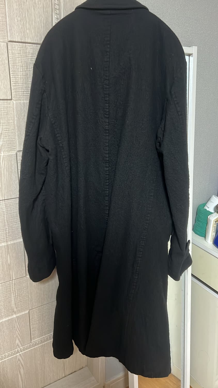 꼼데가르송 옴므 축융 울 코트 L 상품이미지4