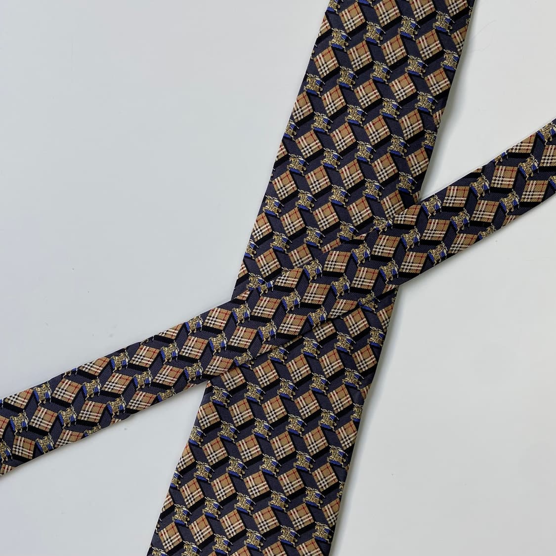 버버리 모노그램 노바체크 명품 정품 넥타이 (Burberry) 상품이미지4