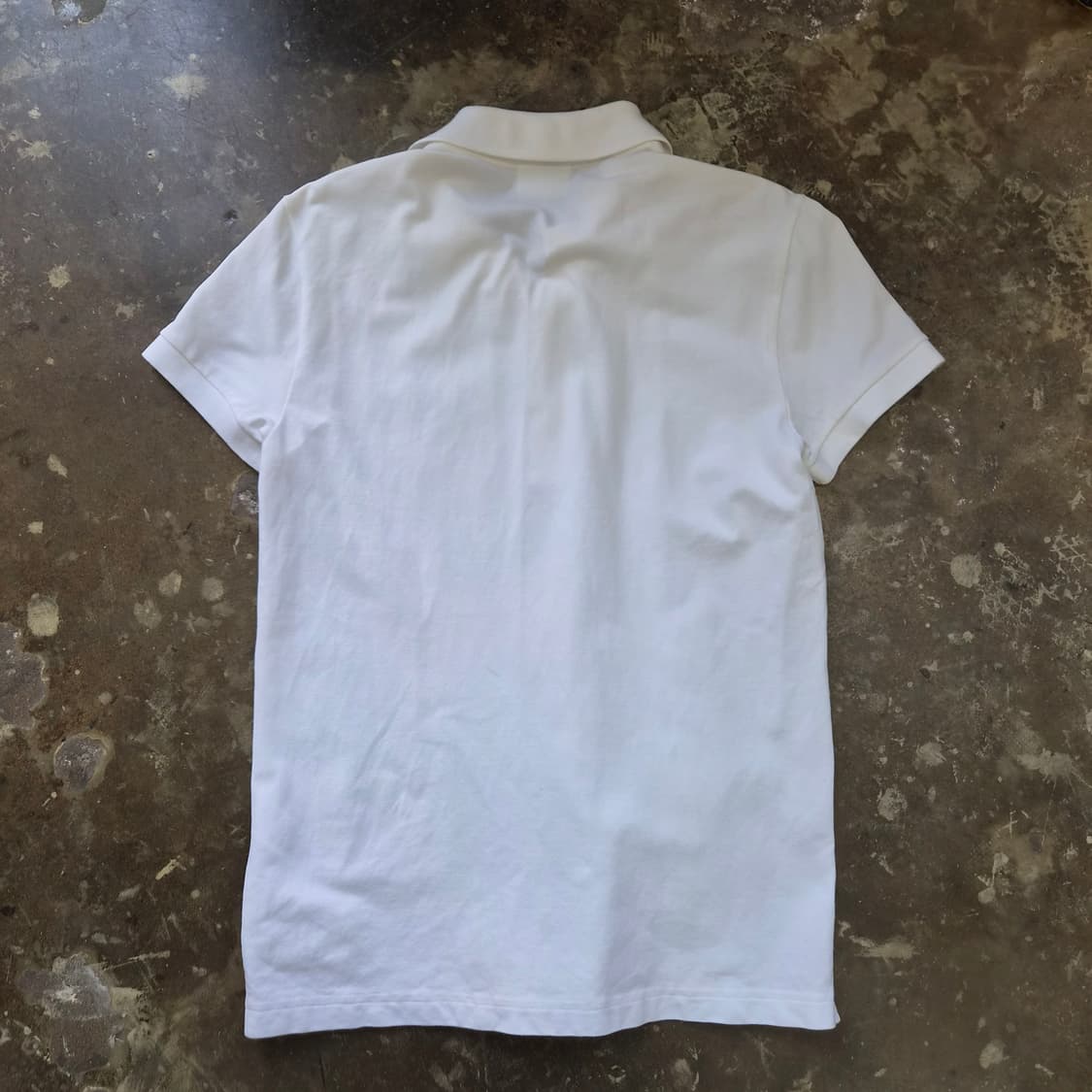 2) 라코스테 반팔 화이트 피케셔츠 반팔 카라티 카라 티셔츠 남여공용 상품이미지4