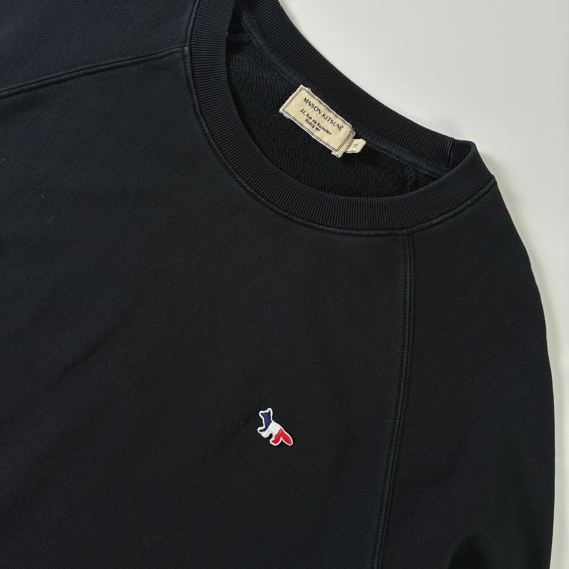 Maison Kitsune  메종키츠네 트리컬러 폭스 패치 코튼 맨투맨 상품이미지3