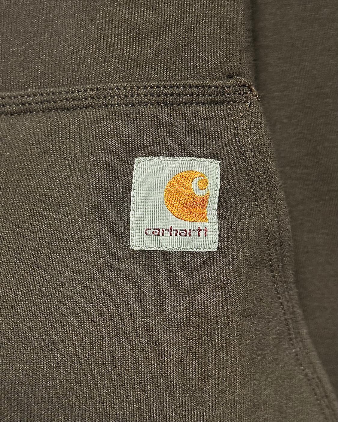 칼하트 wip 브라운 갈색 스웻 후드 후디 티셔츠 안감 기모 오버핏 S 상품이미지4