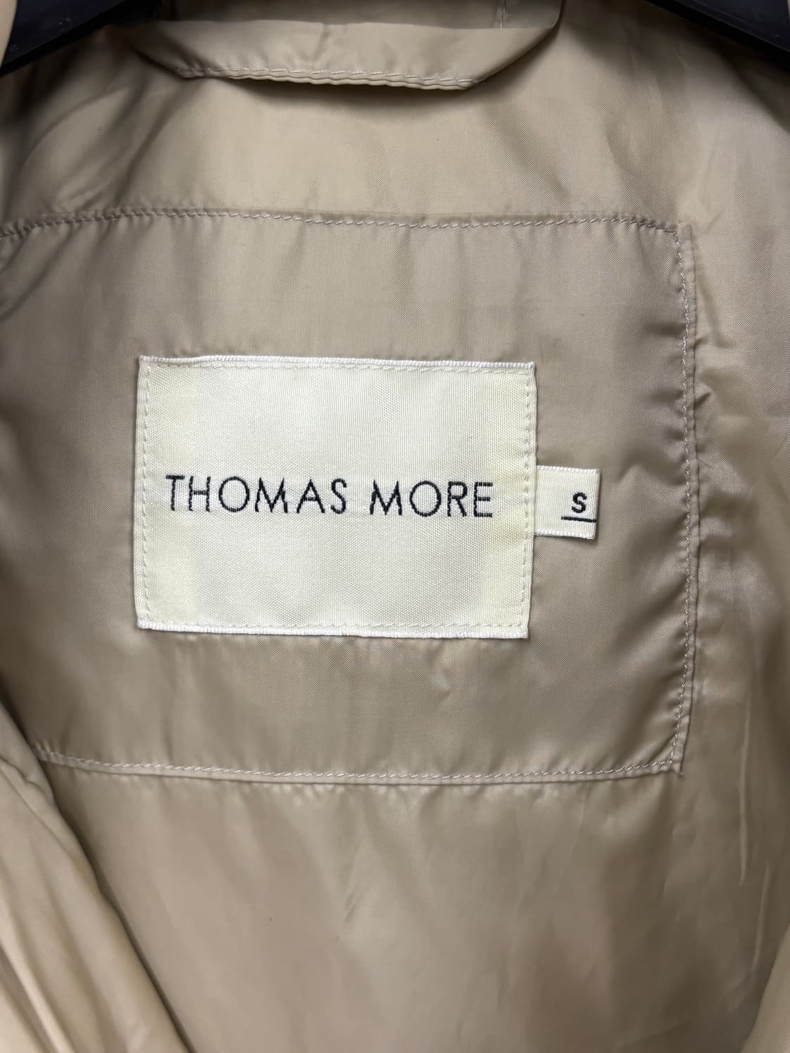 토마스모어 필버그 다운베스트 베이지 S 상품이미지4