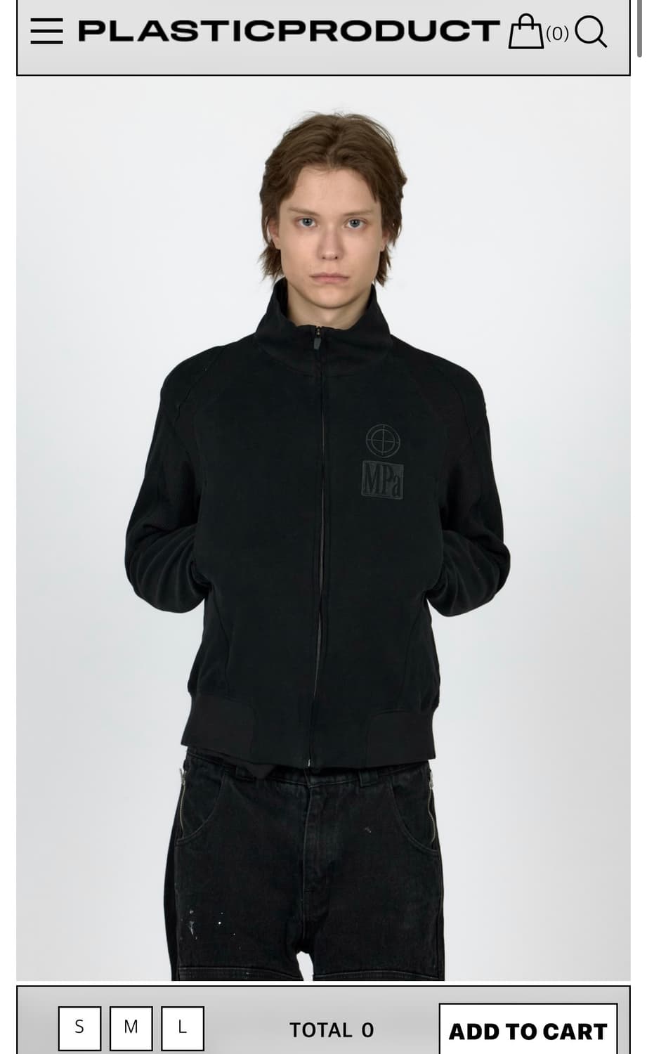 MPa contrast zipped jacket L 상품이미지1
