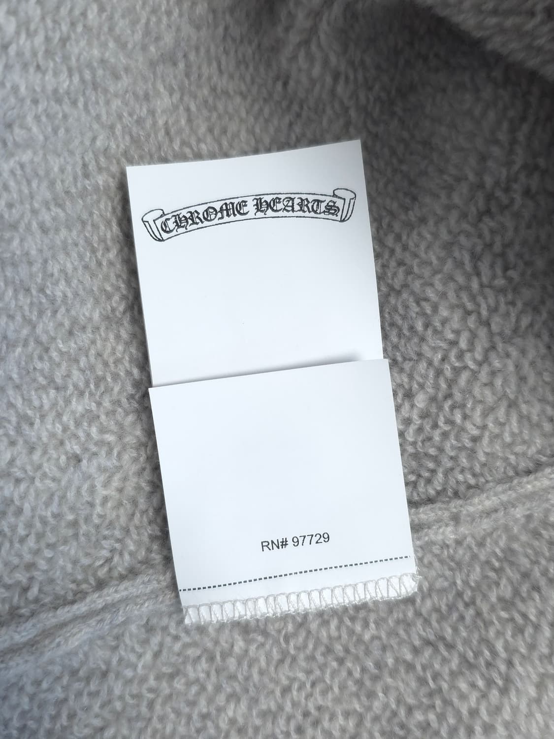 [XXL] 크롬하츠 레터링 자수 캐시미어 니트 그레이 상품이미지9